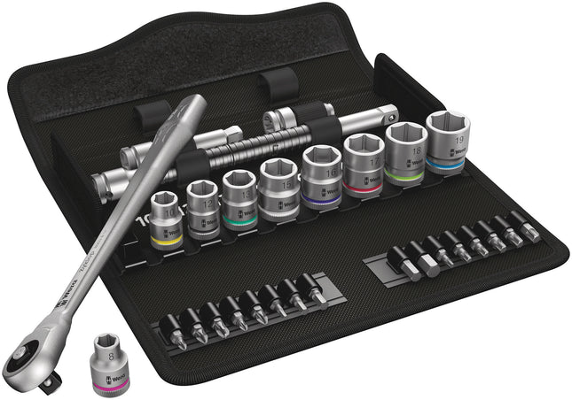 Wera Ratel- en doppenset 3/8" Zyklop Metal 29-delig 8100SB 7