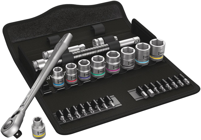 Wera Ratel- en doppenset 3/8" Zyklop Metal 29-delig 8100SB 11