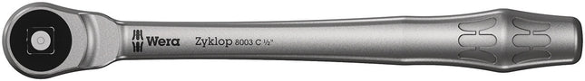 Wera 8003 C Zyklop Metal-ratel met doorsteekvierkant met 1/2"-aandrijving