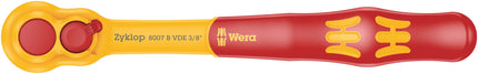 Wera 8007 B VDE Zyklop ratel, voorzien van omschakelpal en 3/8"