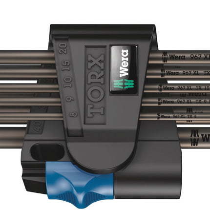 Wera 967/9 TX XL HF 1 Stiftsleutelset met vasthoudfunctie, lang