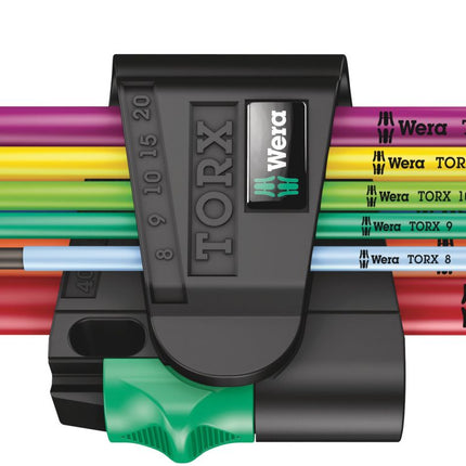 Wera 967/9 TX XL Multicolour 1 Multicolour Stiftsleutelset, lang