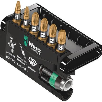 Wera Bit-Check 7 PZ Diamond 1