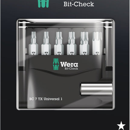 Wera  Bit-Check 7 TX Universal 1 SB