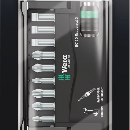 Wera Bit-Check 10 Universal 3 SB