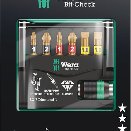 Wera  Bit-Check 7 Diamond 1 SB