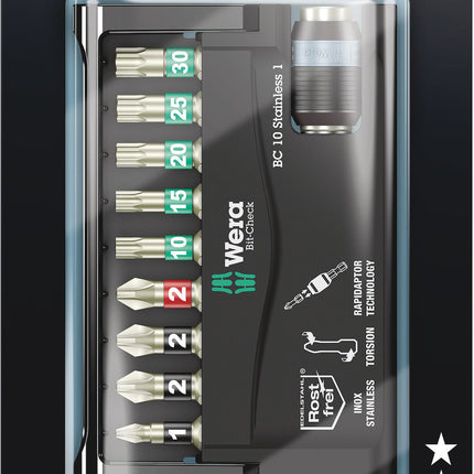 Wera Bit-Check 10 Stainless 1 SB