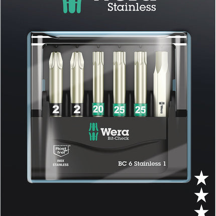 Wera Bit-Check 6 Stainless 1 SB