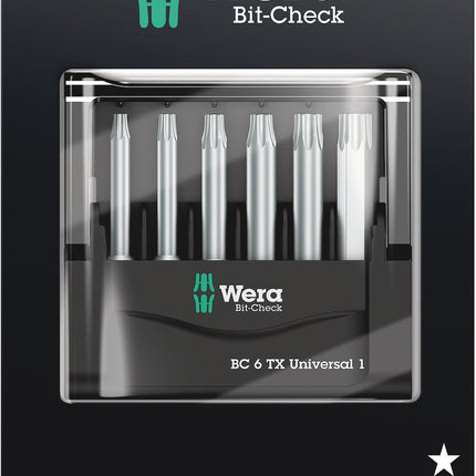 Wera Bit-Check 6 TX Universal 1 SB