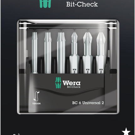 Wera Bit-Check 6 Universal 2 SB