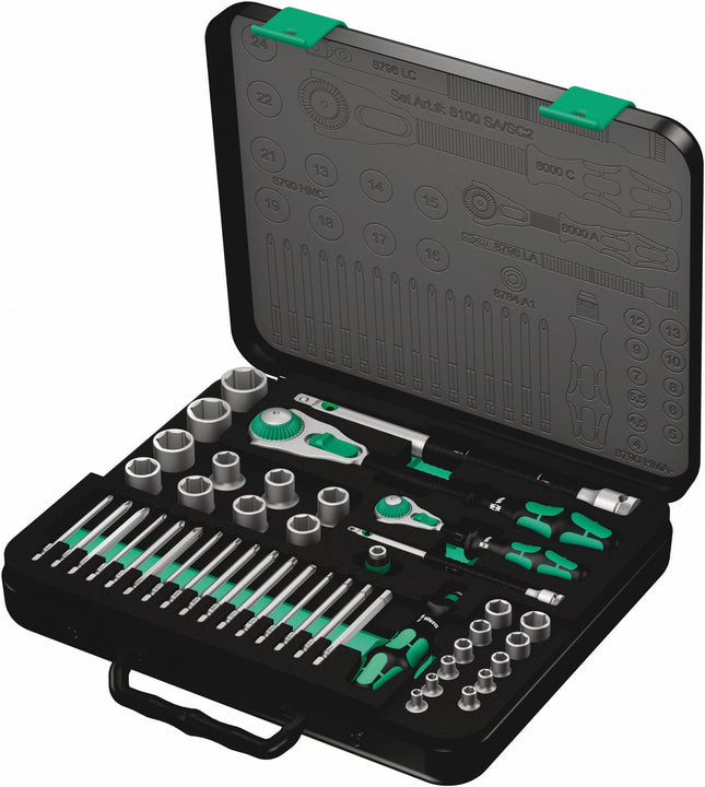 Wera Zyklop ratel-set 8100 SA/SC 2