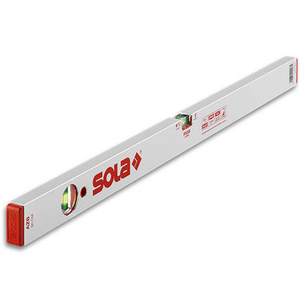 Sola Alu blokwaterpas AZB120 120cm 2 libellen 0,50mm/m zilver